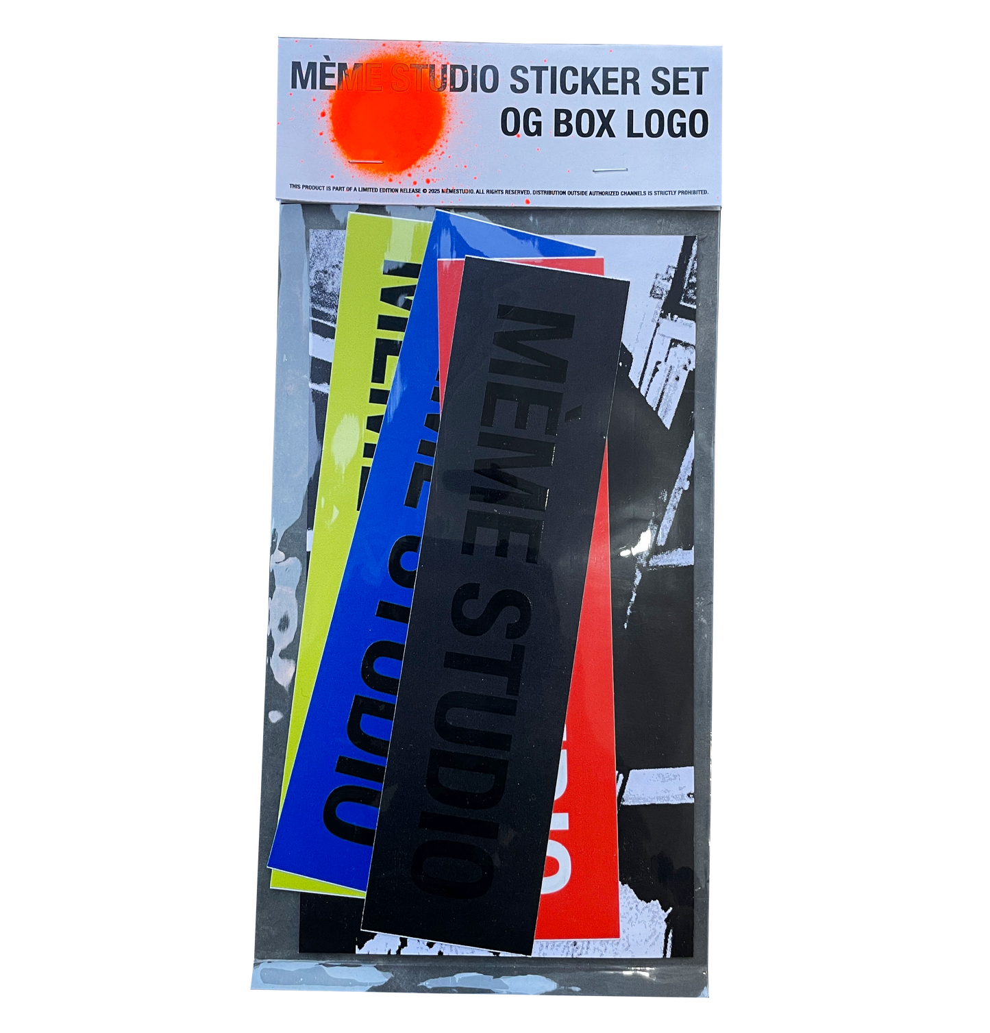 MÉMESTUDIO STICKER SET - OG BOX LOGO