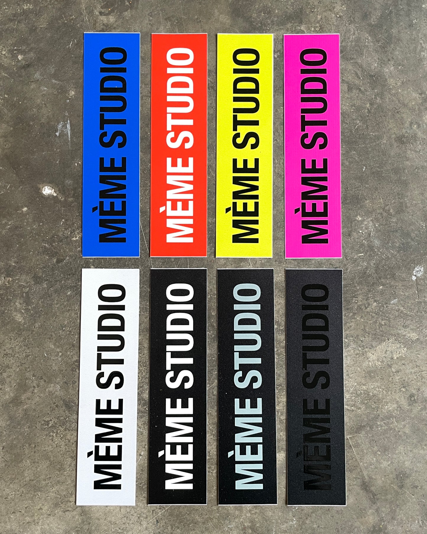 MÉMESTUDIO STICKER SET - OG BOX LOGO