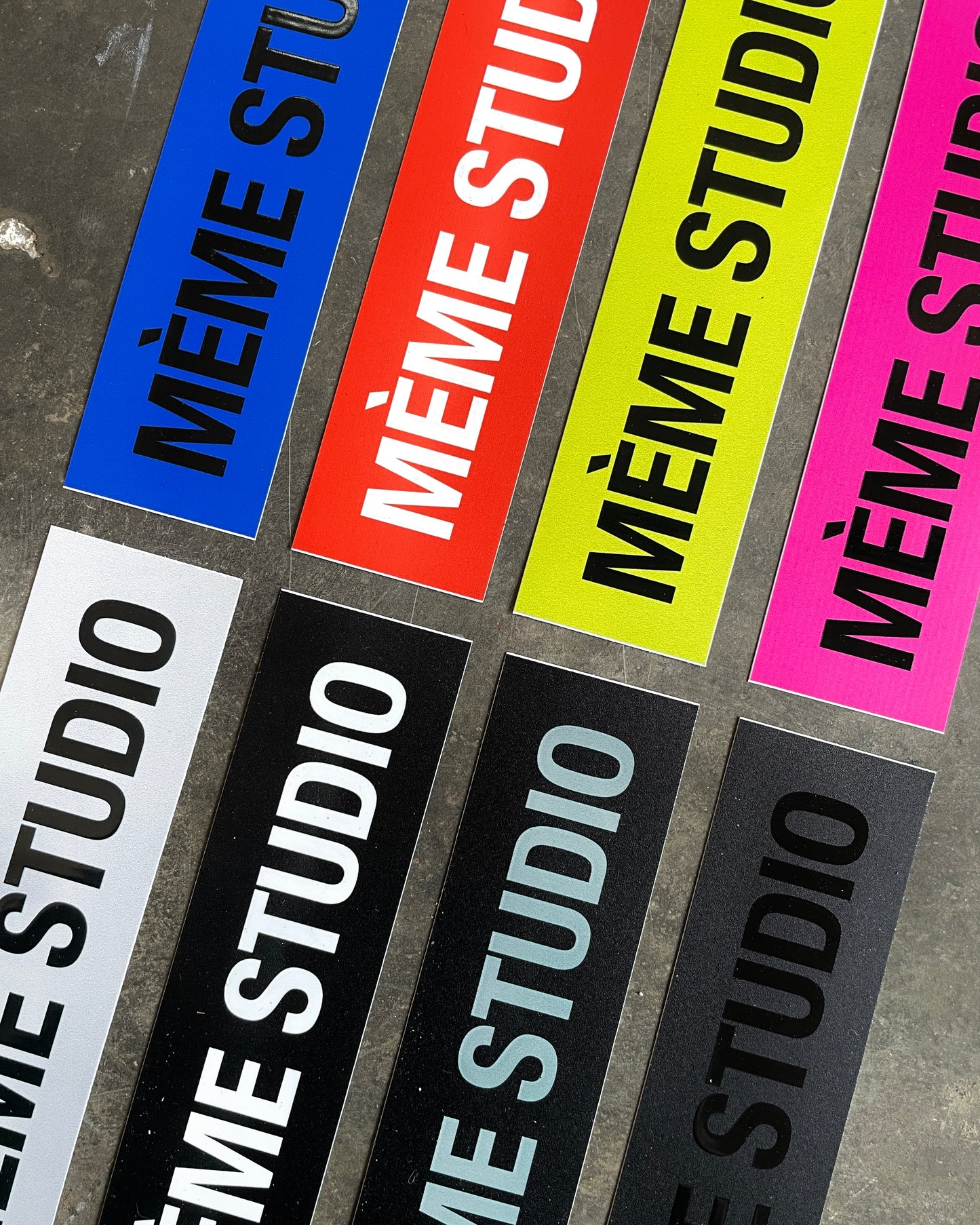 MÉMESTUDIO STICKER SET - OG BOX LOGO