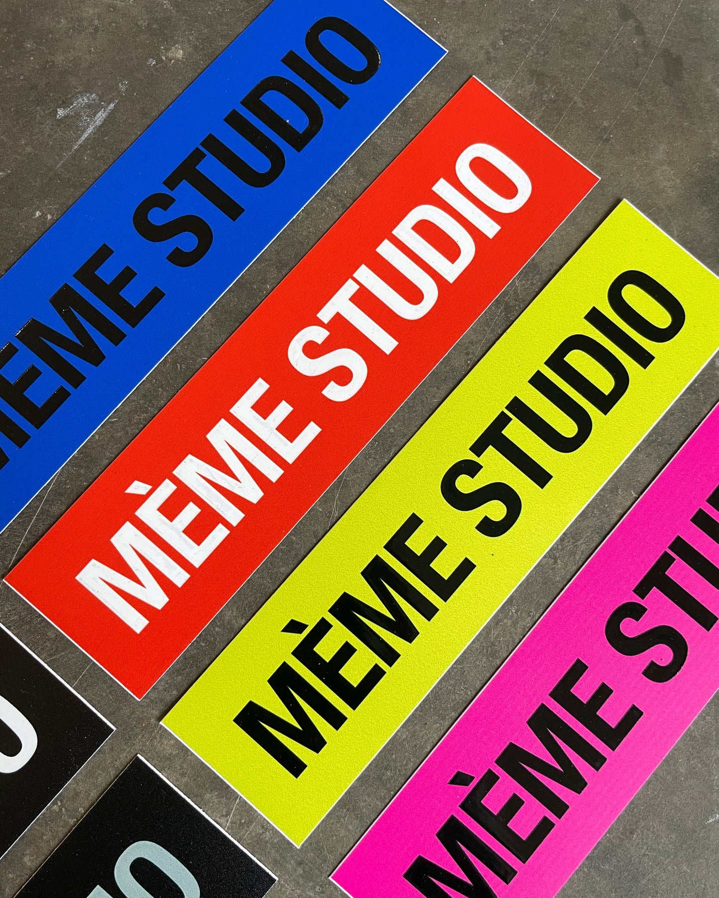 MÉMESTUDIO STICKER SET - OG BOX LOGO