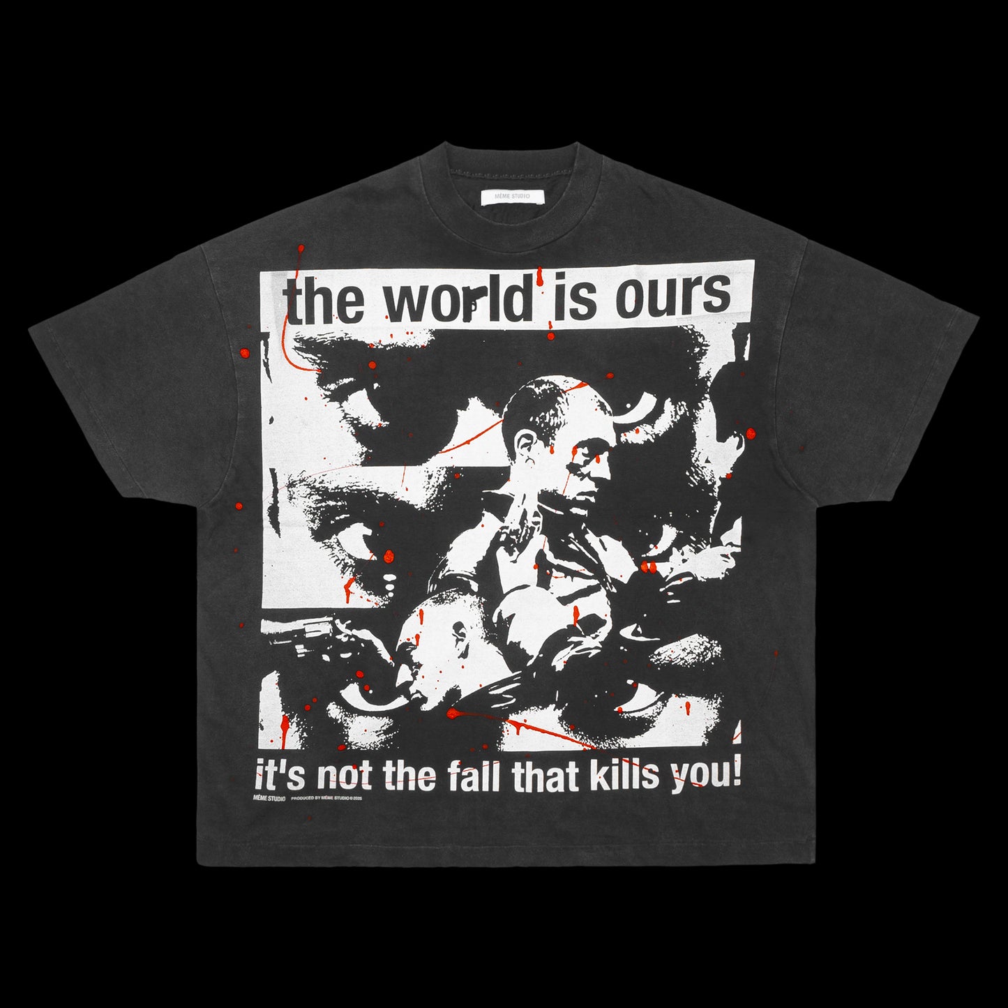 REBUTTAL T-SHIRT BLACK WASH