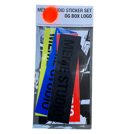 MÉMESTUDIO STICKER SET - OG BOX LOGO