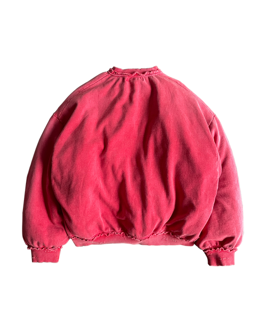 PROTECT SWEATER CREWNECK RED WASH