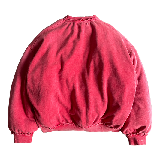 PROTECT SWEATER CREWNECK RED WASH