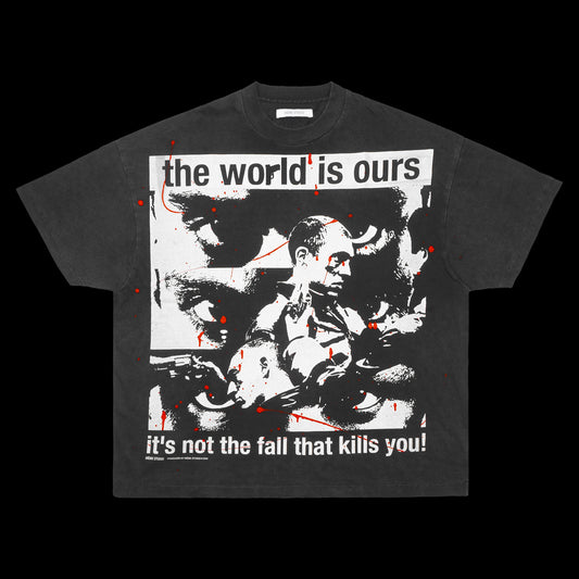 REBUTTAL T-SHIRT BLACK WASH